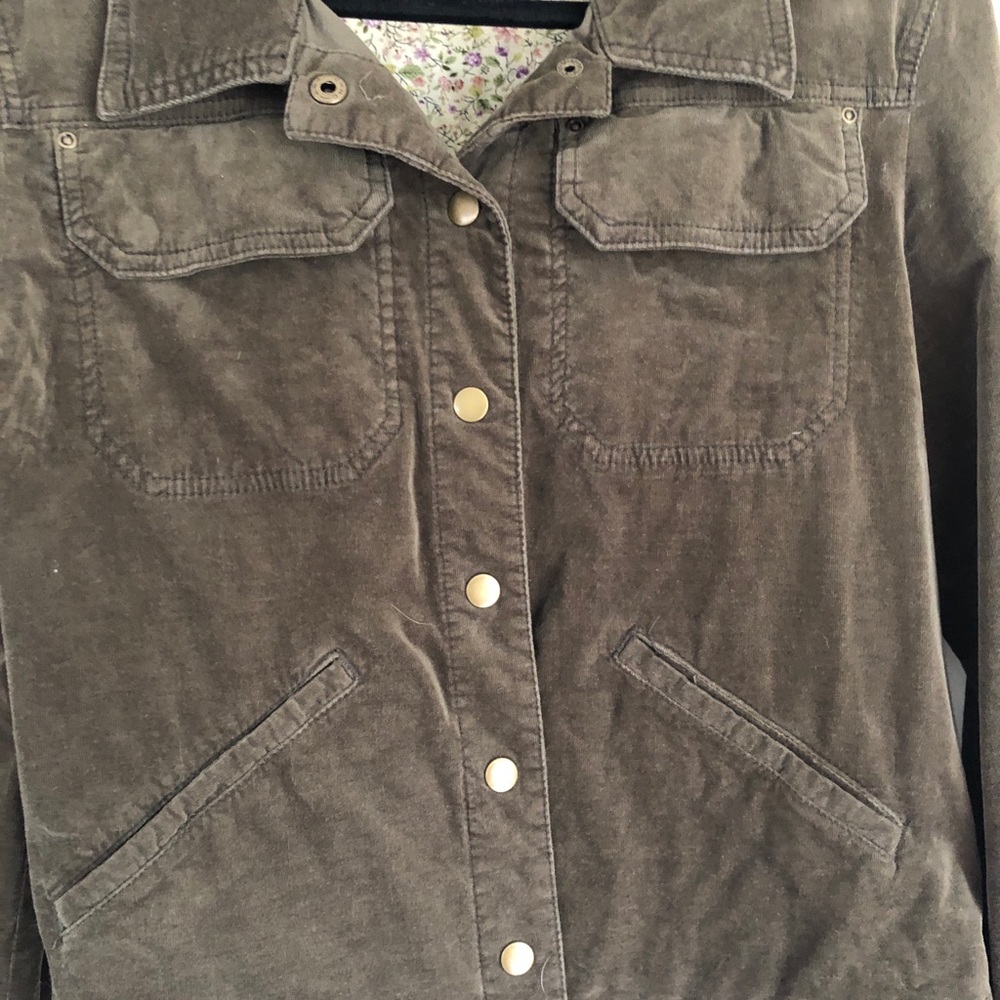 Anthropologie corduroy cropped jacket. Like new - Picture 3 of 11